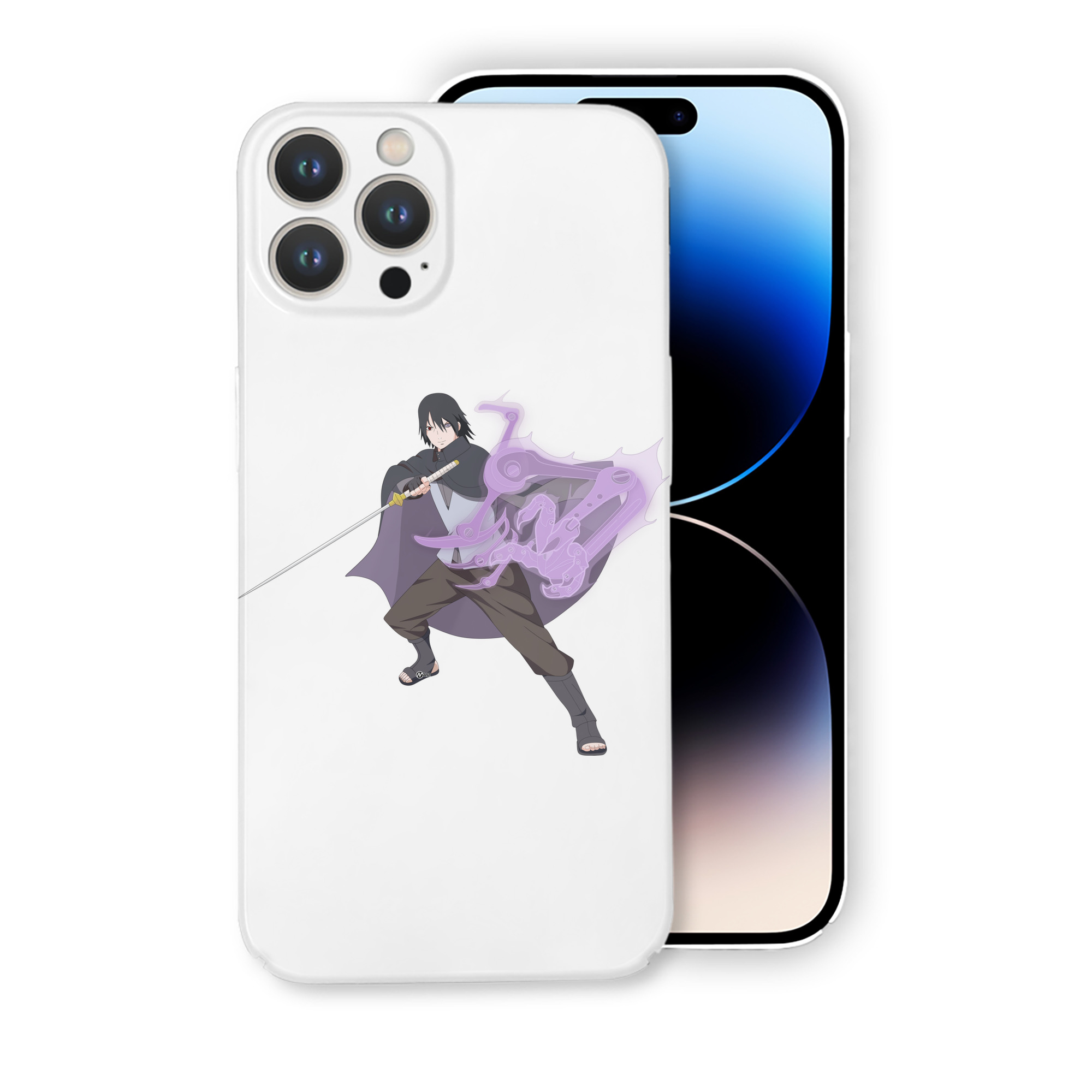 （画像用） NARUTO -ナルト- うちは サスケ Uchiha Sasuke 【iPhone 14シリーズ対応】ハードケース